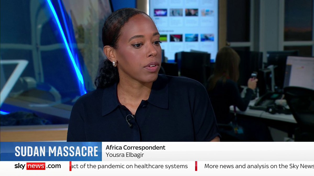 "This is a reminder for people that Darfur is still in a very critical position." Sky's Africa correspondent Yousra Elbagir speaks on new findings that killings in Sudan's Kutum were ethnically motivated. 📺 Sky 501