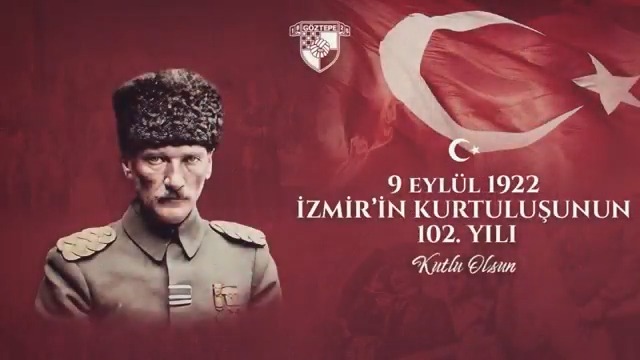 İzmir'in dağlarında çiçekler açar! #9Eylül1922 #Göztepe