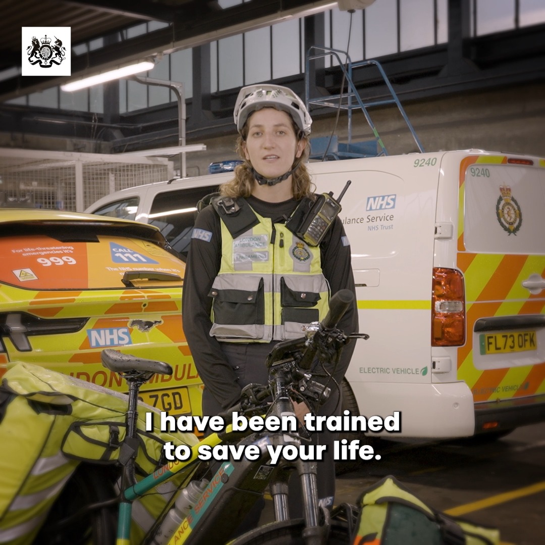 Friends. Colleagues. Parents. Siblings. Heroes. On @999day, we say thank you to the incredible first responders who work and volunteer across the NHS. #999day #EmergencyServicesDay