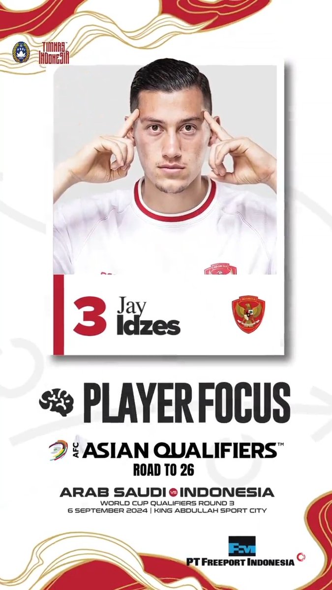 ๐ ๐๐ฅ๐๐ฒ๐๐ซ ๐
๐จ๐๐ฎ๐ฌ โจ Jay Idzes! ยฉ๏ธ ๐ 2x tackles ๐ฆต 5x clearances ๐ช 3x interceptions โฃ #KitaGaruda โฃ #GarudaMendunia