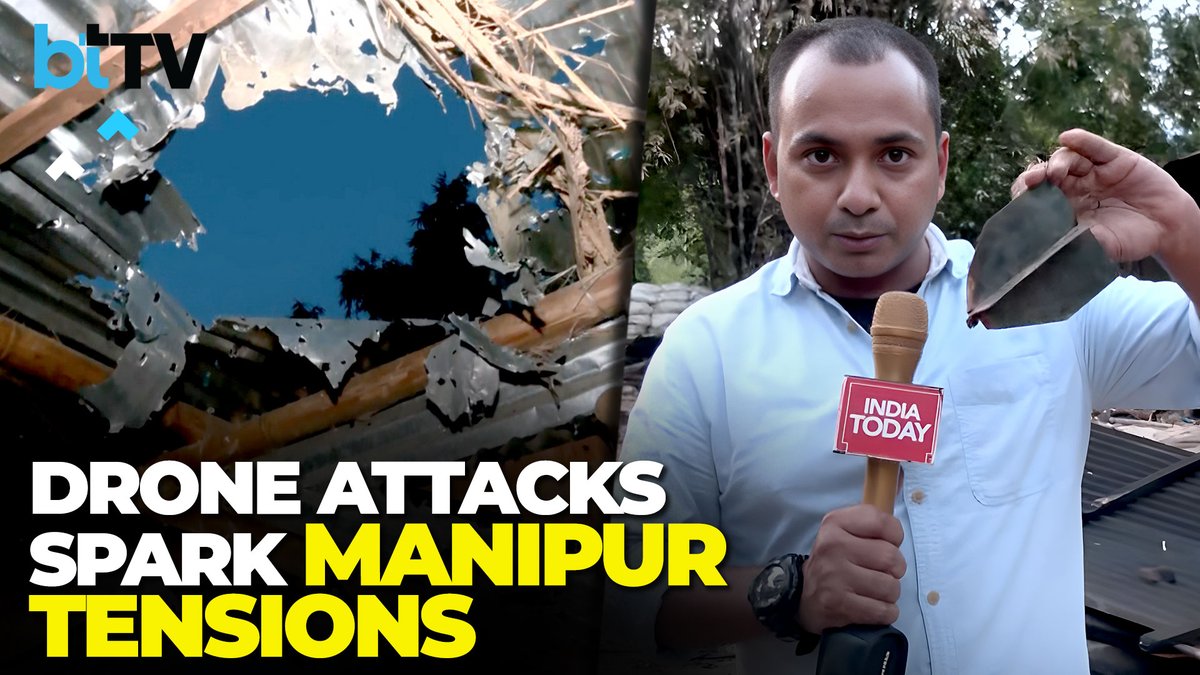 Rising Violence In Manipur: Drone attacks, RPGs, and police deploy Anti-Drone Systems Watch: | #ManipurCrisis #KourtrukVillage #DroneAttacks #AerialAttacks ASHUTOSH MISHRA