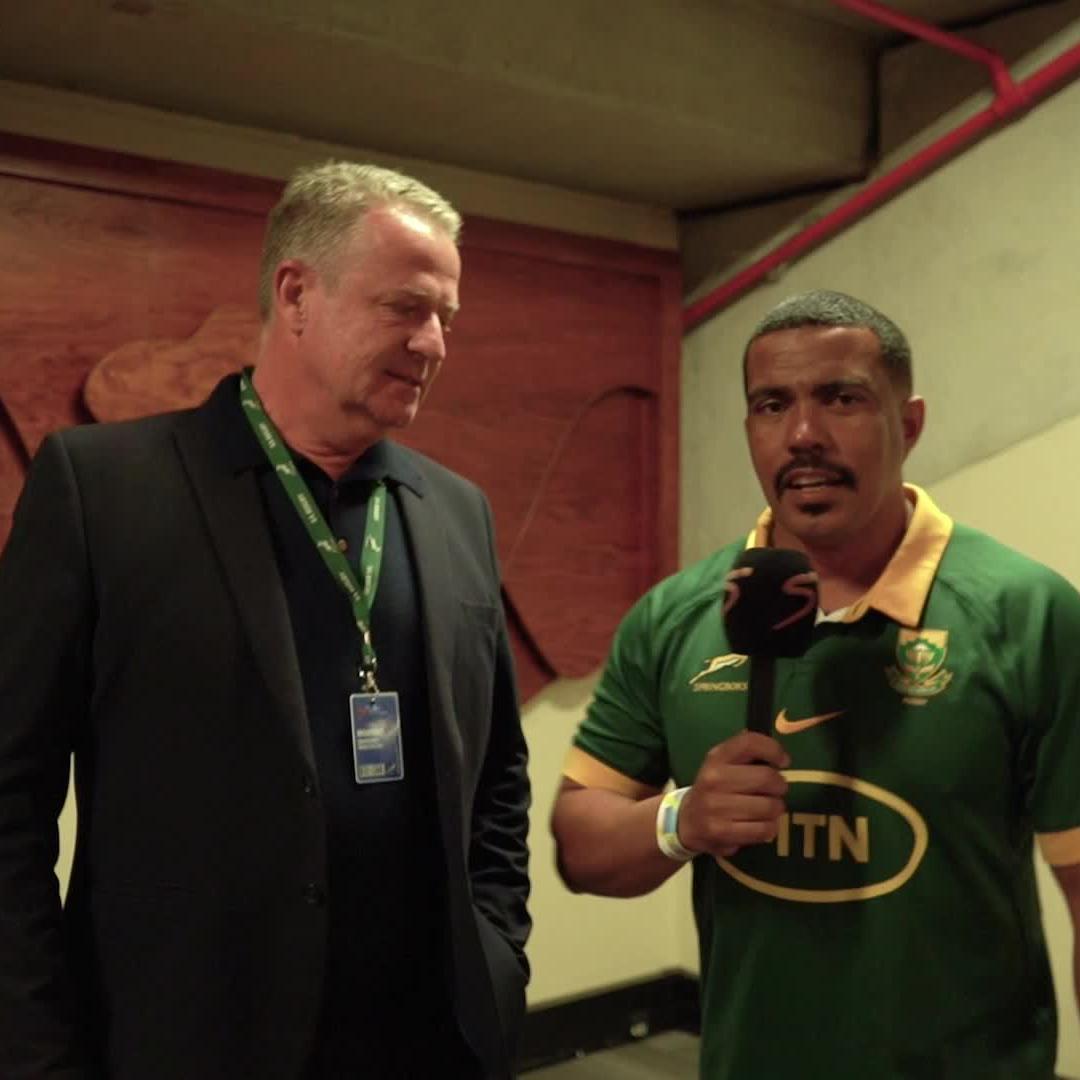 This weekend Matt Pearce had the honour of calling his 150th Springbok Test match for SuperSport 🎙️ Rudy Paige caught up with him just before the All Blacks clash for a quick chat 🗣️