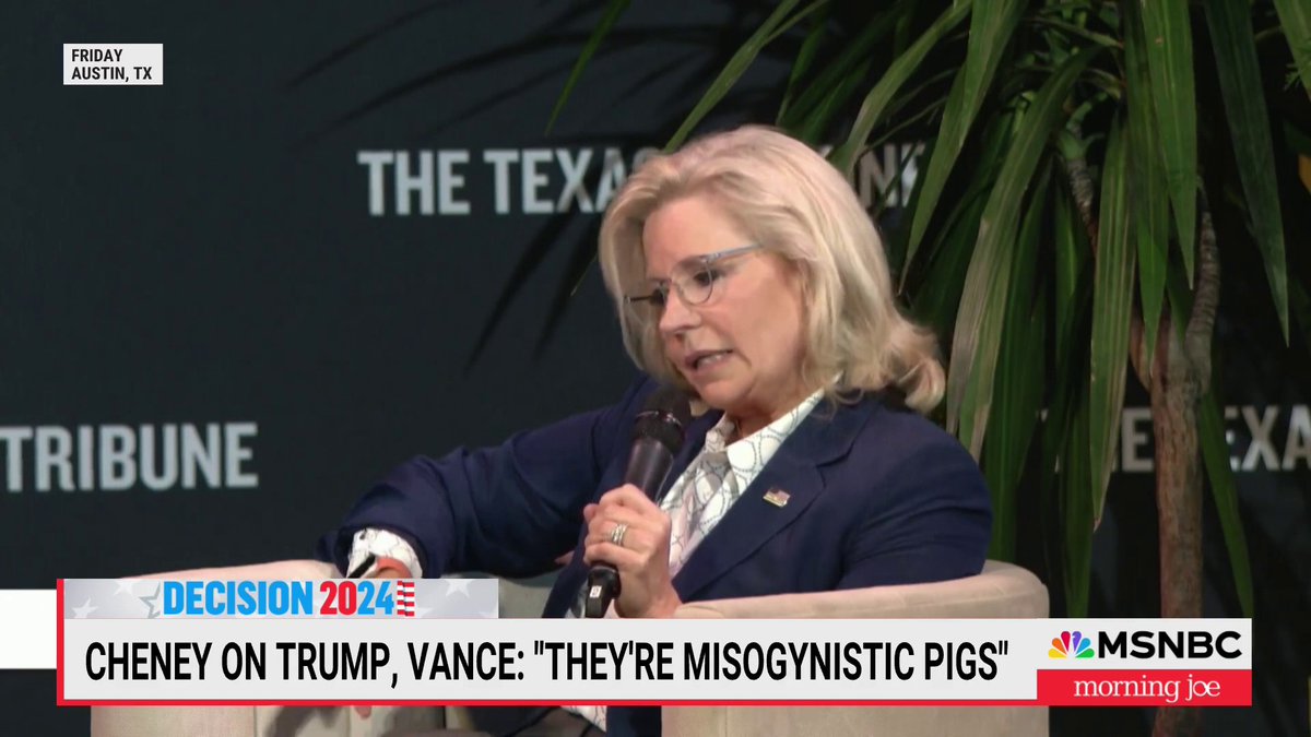 "It was spirited, the crowd loved her... I think she is really committed to this and has been since the election in 2020." — Mark Leibovich on Liz Cheney's critique of Donald Trump and support for Kamala Harris