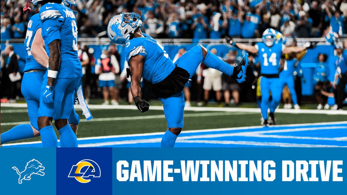 WATCH: Every play from the #Lions game-winning drive in overtime vs. the Rams!