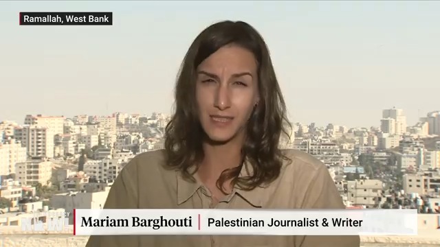 Palestinian journalist Mariam Barghouti مريم البرغوثي reports on Israel's brutal assault of the Jenin refugee camp in the occupied West Bank.
