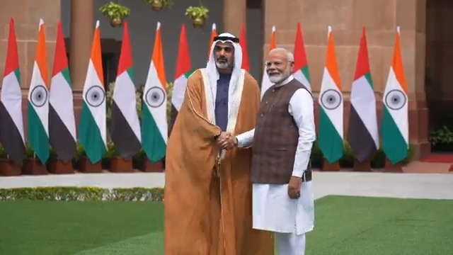 It was a delight to welcome HH Sheikh Khaled bin Mohamed bin Zayed Al Nahyan, Crown Prince of Abu Dhabi. We had fruitful talks on a wide range of issues. His passion towards strong India-UAE friendship is clearly visible.