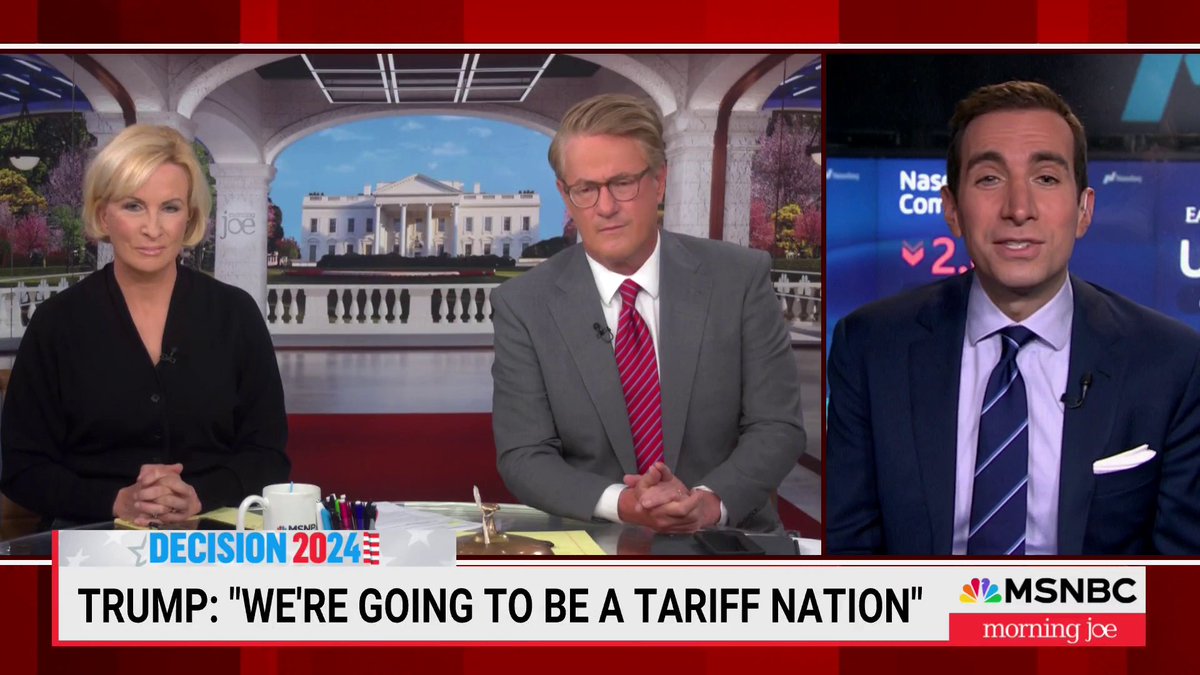 .Andrew Ross Sorkin: "When you put a tariff on a product, it is not that the other country gets taxed per se, it's that the cost gets pushed onto the consumer here in the U.S... How Trump can speak the way he does—it's just not the reality of the situation."
