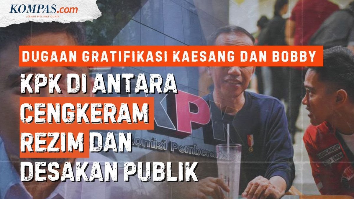 Di tengah drama isu dugaan gratifikasi Kaesang Pangarep dan Bobby Nasution, KPK dihadapkan oleh situasi pelik. Antara menyelamatkan keluarga Solo atau menjawab desakan publik. | #KPK #Kaesang #BobbyNasution #kompascomlab #KeluargaJokowi