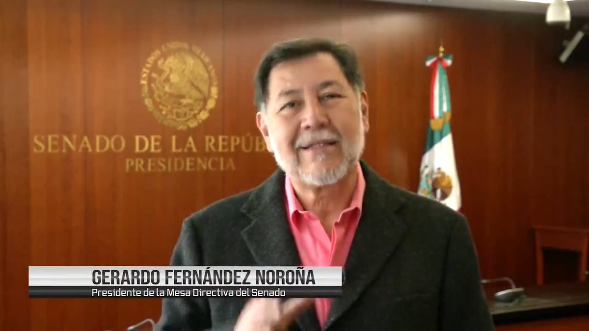 ▶️ Mensaje del presidente de la Mesa Directiva, Fernández Noroña, en relación al proceso legislativo de la #ReformaAlPoderJudicial en el Senado.
