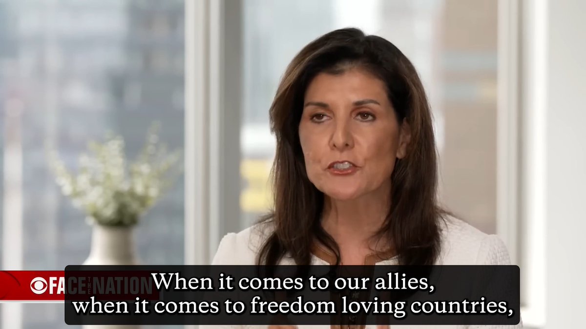 "If Russia takes Ukraine and China takes Taiwan, we can't assume we're going to be okay if we live in a silo." Watch my Hudson colleague Nikki Haley on why the security of America's allies and partners matters to the American people.
