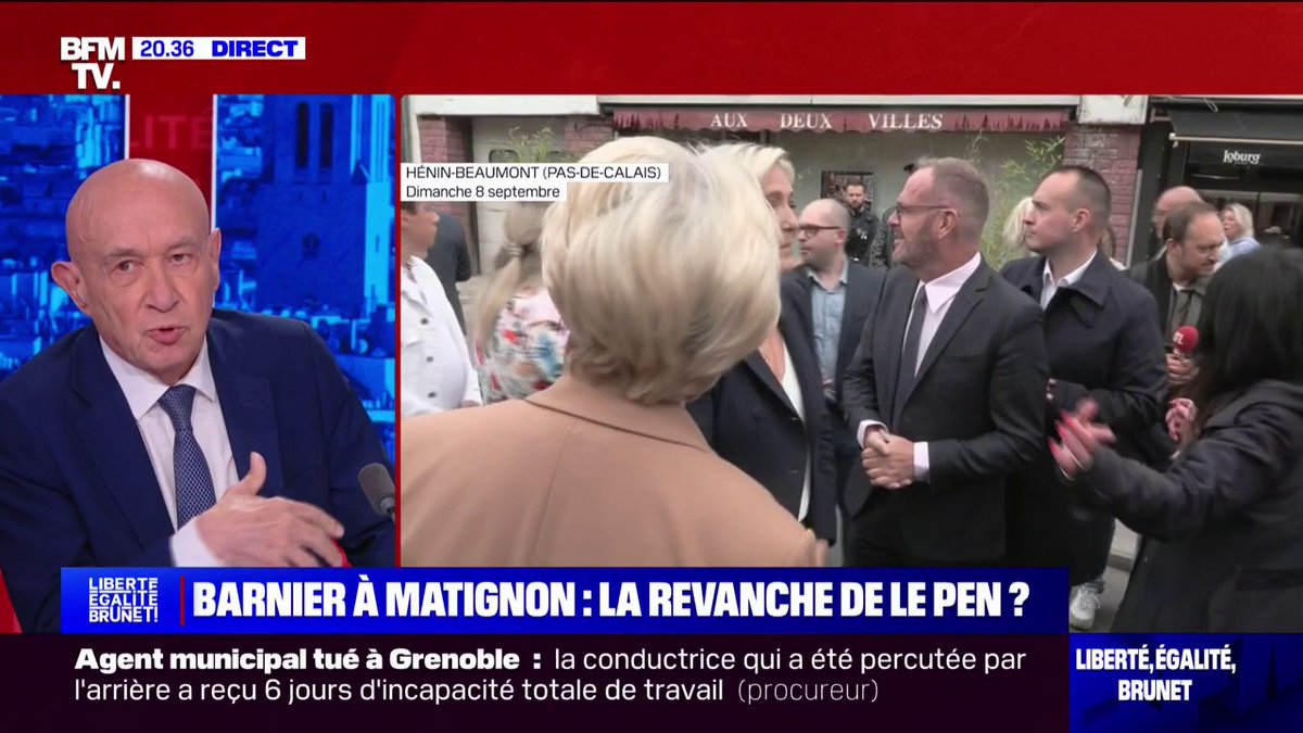 Michel Barnier à Matignon: "Ce n'est pas Marine Le Pen qui a décidé de cette situation, c'est Jean-Luc Mélenchon", estime Claude Malhuret, président du groupe des Indépendants au Sénat