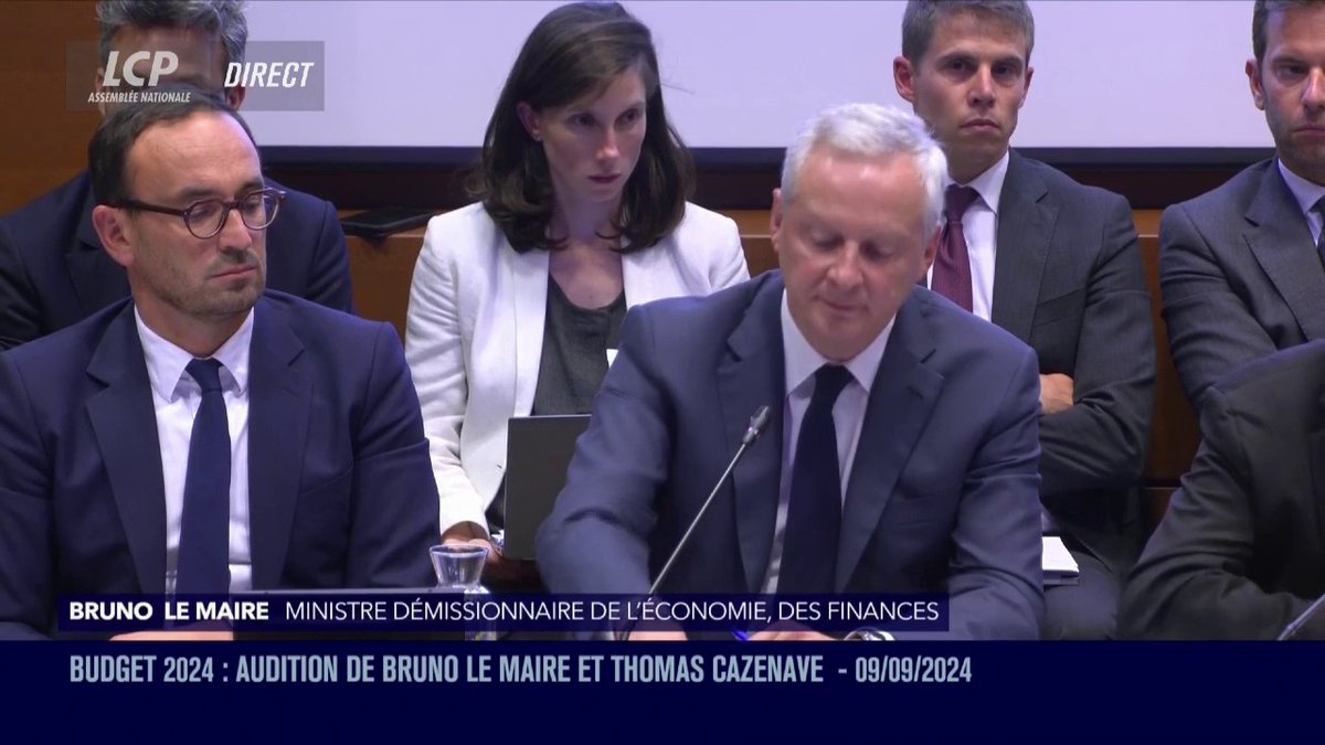"Je comprends mieux après vos propos, pourquoi 75% des Français rejettent LFI", lance Bruno Le Maire à Aurélien Le Coq. "Si j'étais resté dans mes fonctions, je ne me serais pas laissé traiter de voleur par un député de la République, et vous aurais poursuivi en diffamation".