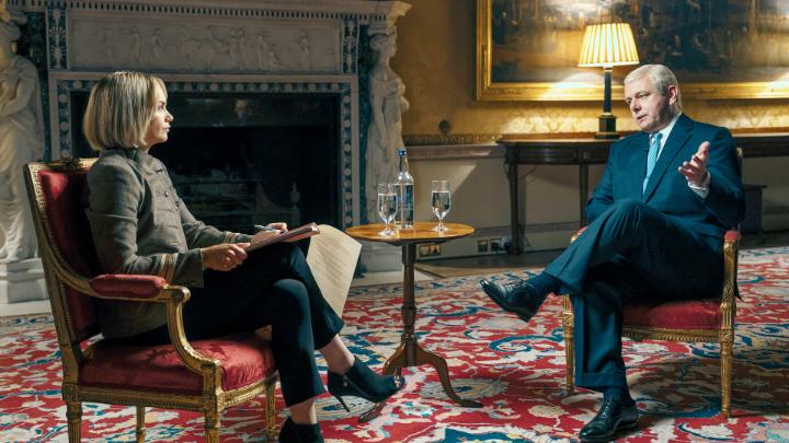 The interview that shocked the world. Michael Sheen and Ruth Wilson star in A Very Royal Scandal, streaming on September 19.