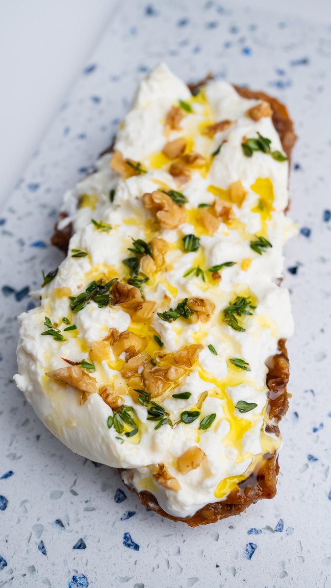 Burrata &amp; Date Toast