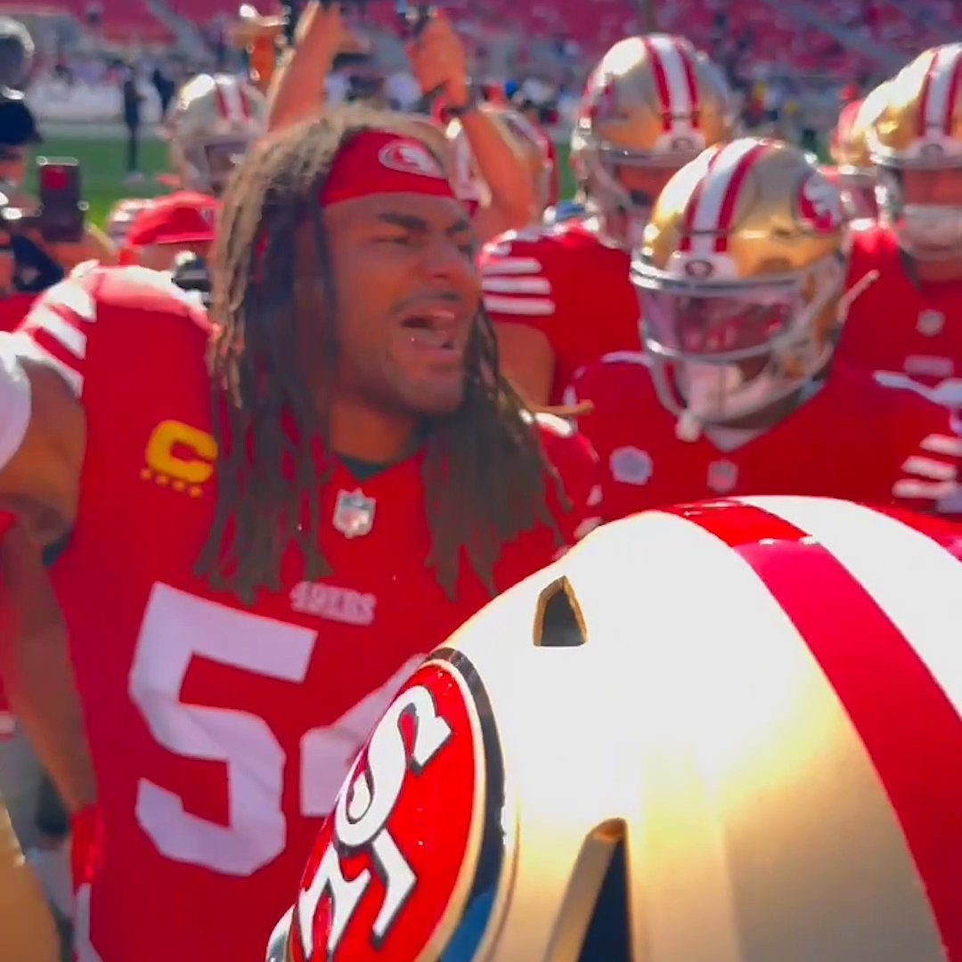 FRED WARNER GOT THE NINERS FIRED UP 🗣️
