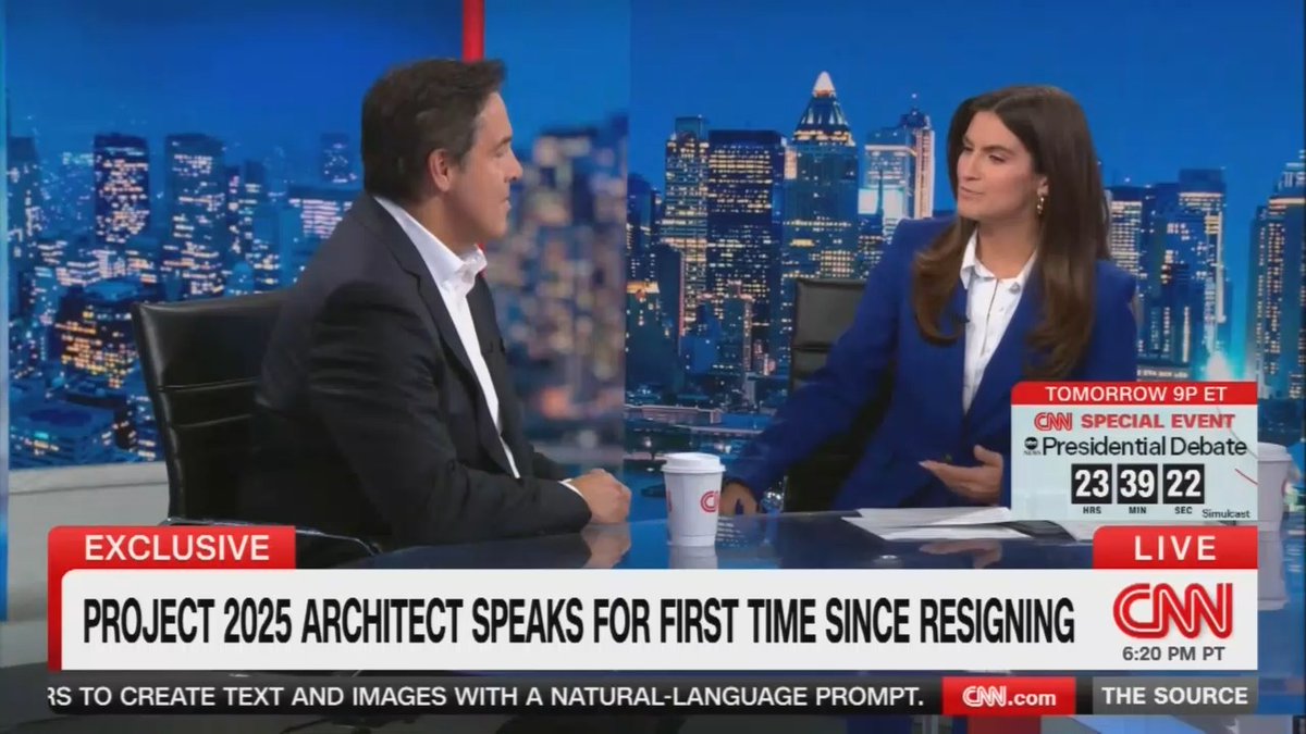 Collins to Project 2025 architect: You were Trump's deputy chief of staff at the Office of Personnel Management, a pretty significant office. Six of his former Cabinet secretaries helped collaborate on Project 2025. 140 of Trump’s staffers worked on it. How can you say that he has nothing to do with it?