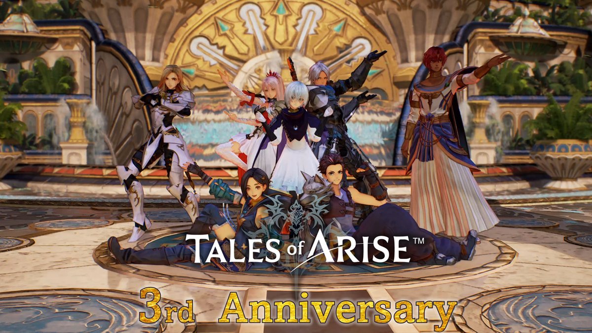 🎉Happy 3rd anniversary of Tales of Arise!🎉 We'd like to celebrate it and thank you for your support with this commemorative video, enjoy! #TOARISE