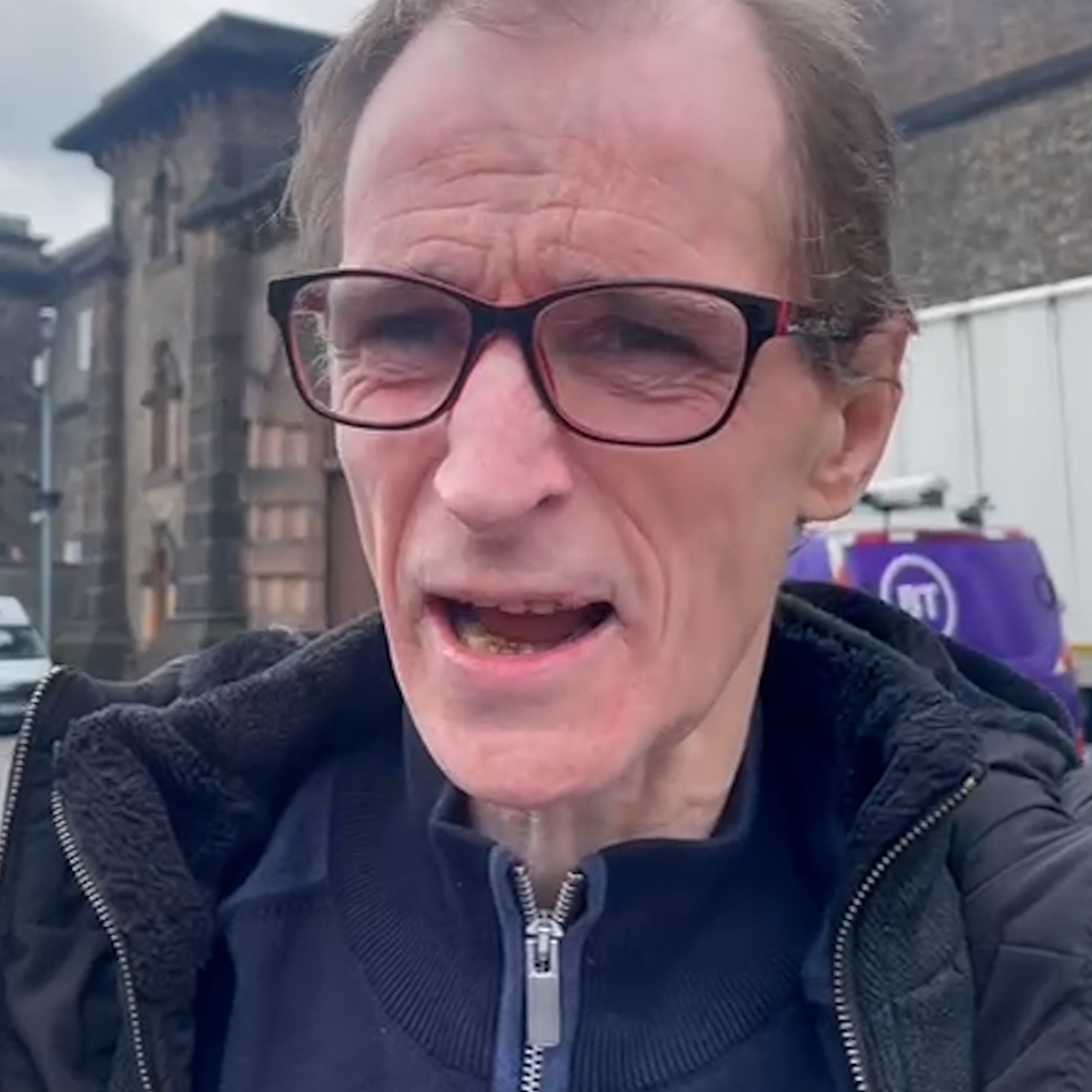 'I really would've rather stayed in... I'm going to be on a park bench tonight.' Jackie, a newly released prisoner, admits that while prison 'isn't brilliant', he'd have preferred to stay inside, with 'a warm cell, television, kettle, and three meals a day'.