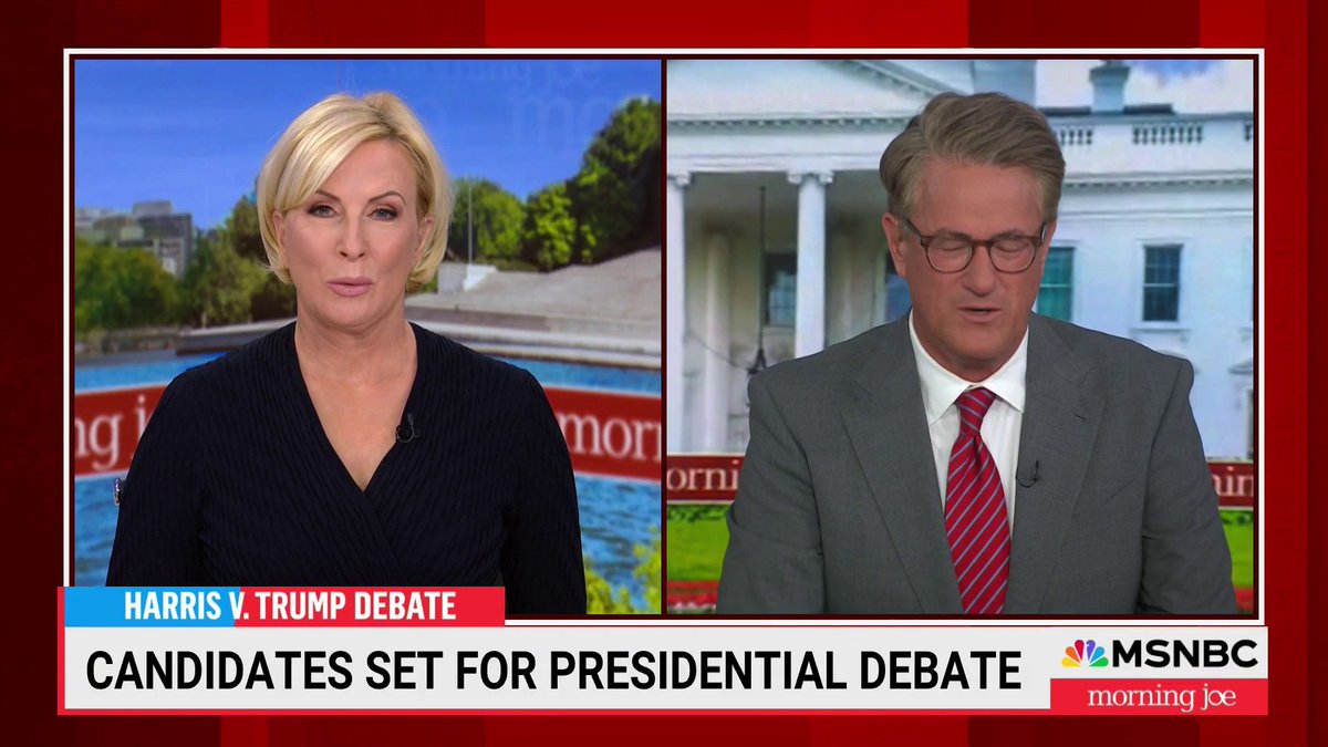 "He's constantly trying to distract, he's constantly trying to change the subject. He wants to talk about anything that will stop him from talking about policy. Because he doesn't know policy, he's never known policy, he never will know policy."— JoeNBC on Trump's debate tactics