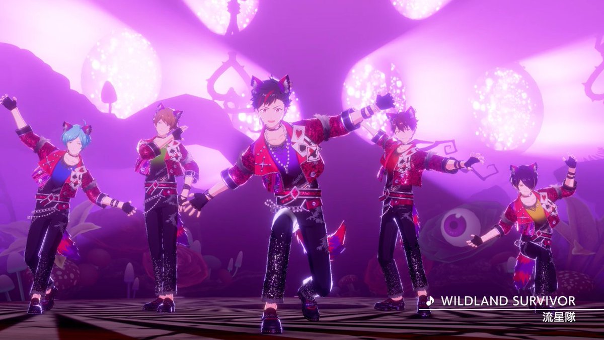 【次回イベント予告】 9月15日 15時〜 イベント『激走◆チェイス・チェシャin WILDLAND』を開催予定です♪ 『流星隊』が歌うイベント楽曲『WILDLAND SURVIVOR』のMVを先行公開します❗ #あんスタ9_5周年生配信