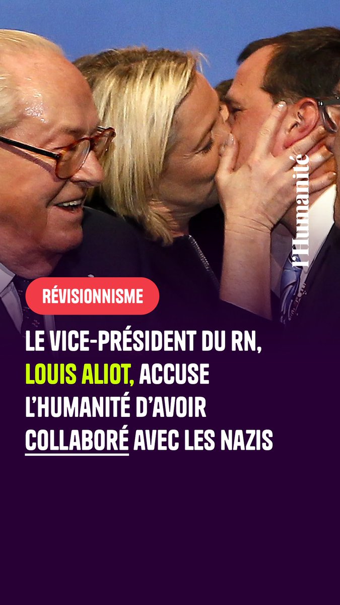 Louis Aliot, vice-président du RN, accuse l'Humanité d'avoir collaboré avec l'Allemagne nazie. Entre 1941 et 1945, 15 salariés du journal ont été tués par les nazis. Nous leur rendons aujourd'hui hommage pour que leur mémoire ne soit plus jamais salie de la sorte.