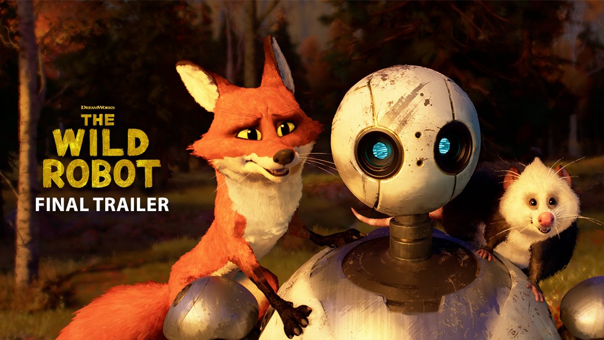 Get tickets to experience #TheWildRobotMovie in theaters on September 27. Watch the final trailer now!