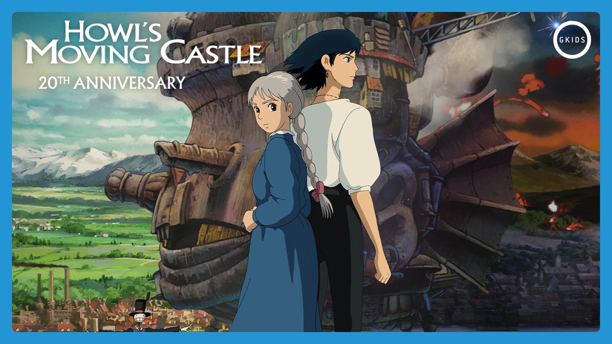 The blaze still burns. 🔥 Hayao Miyazaki's HOWL'S MOVING CASTLE returns to theatres for its 20th Anniversary September 26-October 3.