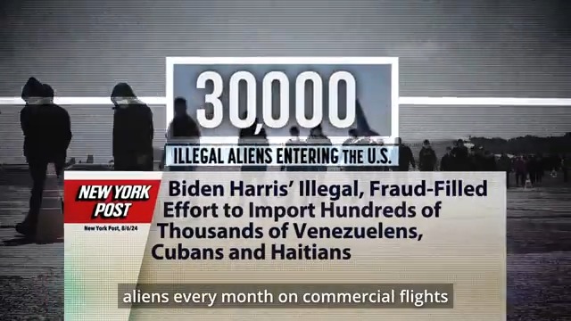 ✈️MASS ALIEN IMPORTATION SCHEME✈️ The Biden-Harris admin is ILLEGALLY importing 30,000 aliens every month from around the world — including from Haiti — directly into U.S. cities on commercial flights. Over HALF A MILLION have already been flown in since Jan. 2023 NEW VIDEO:
