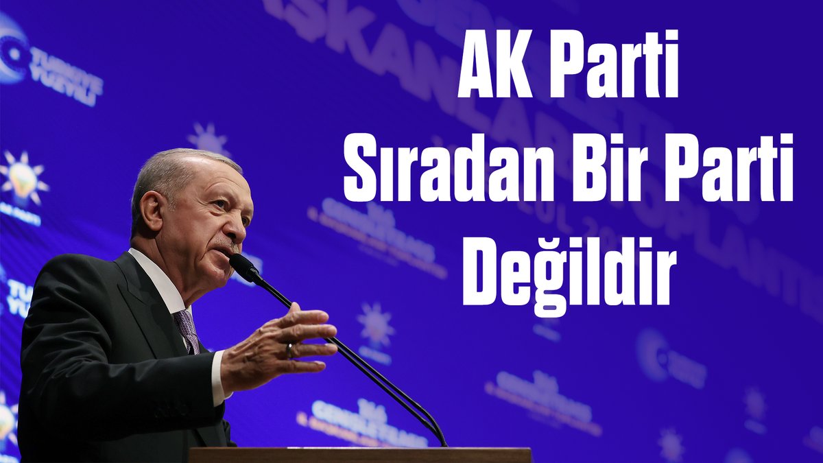AK Parti sıradan bir parti değildir...