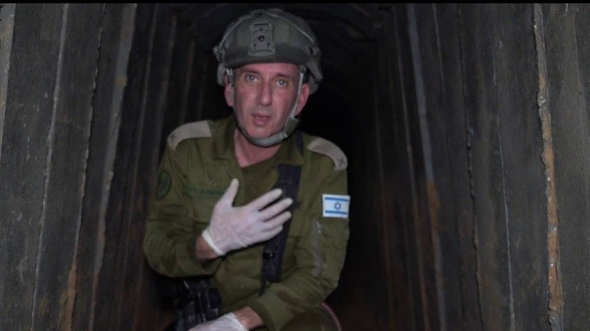 🔴 L'armée israélienne diffuse des images du tunnel des six otages exécutés