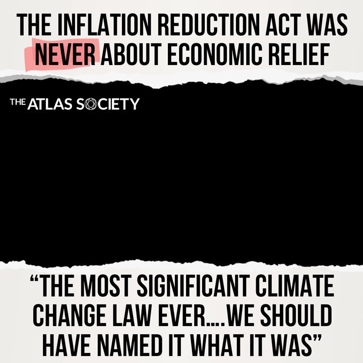 He said the quiet part out loud... #Biden #Inflation #GlobalWarming #AynRand