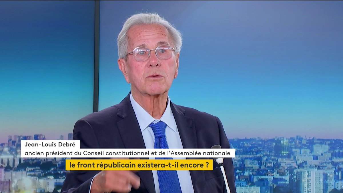 🗣️ "Si vous voulez qu'on se retrouve comme en Belgique, où l'on a mis un an pour former un gouvernement, alors prenez la proportionnelle". L'ancien président du Conseil constitutionnel Jean-Louis Debré affiche son scepticisme pour ce mode de scrutin, plébiscité des oppositions.
