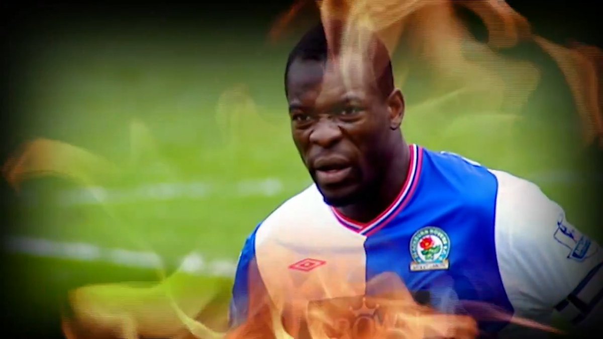 Not much love being given to the defensive #Barclaysmen so far, so let's change that 🔥 Chris Samba x Kasabian 🎶 #Barclaysman | #Rovers 🔵⚪️