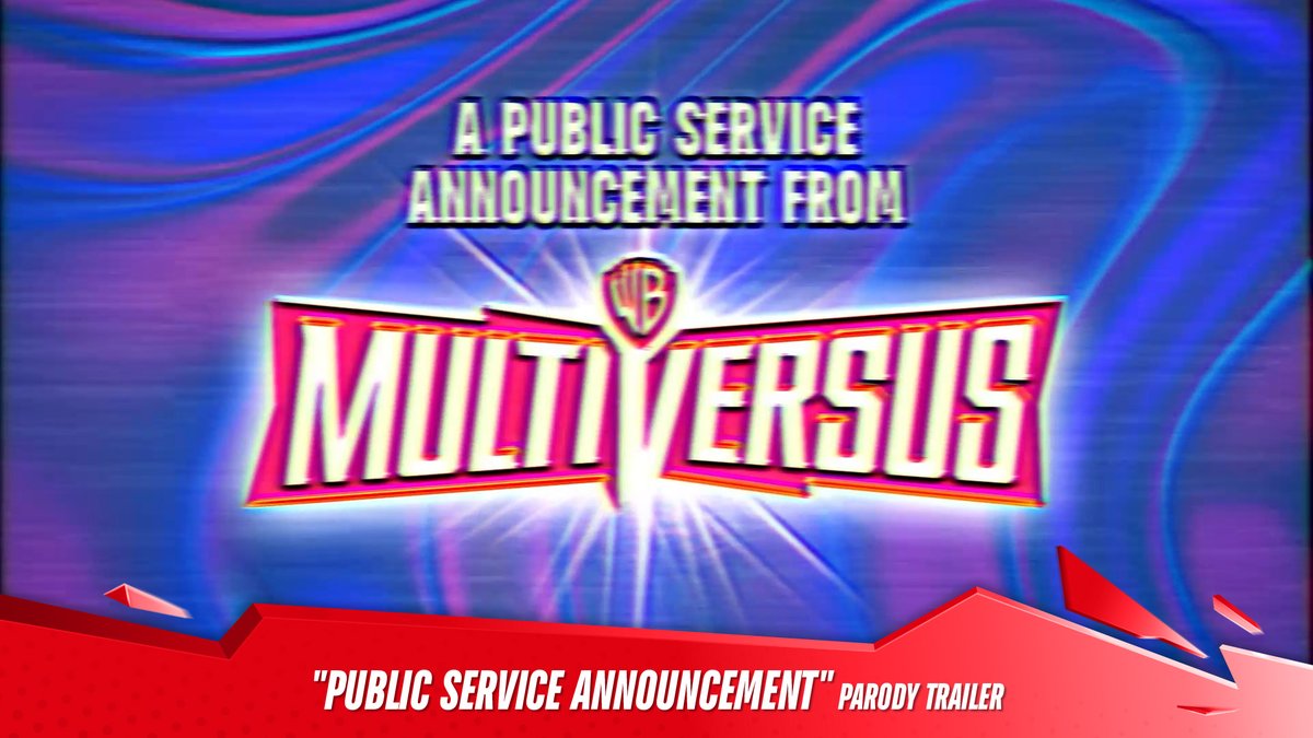 A totally tubular public service announcement from #MultiVersus!