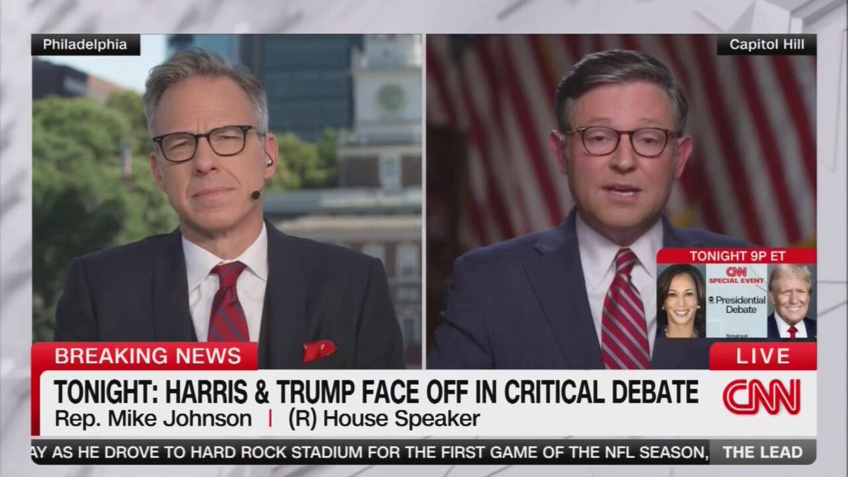 MIKE JOHNSON: Democrats have no explanation for why they won't support the SAVE Act TAPPER: Well, I think they think it's already against the law for undocumented immigrants to vote