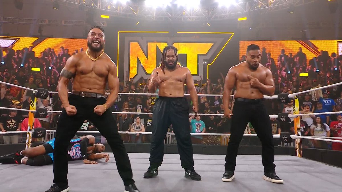 🤯 🤯 🤯 The Bloodline is here and they just took out EVERYONE!!! #WWENXT