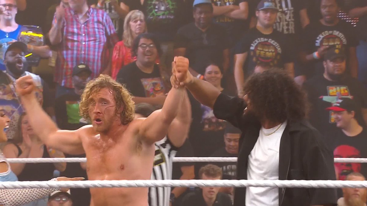 Tavion Heights is back! He just helped Charlie Dempsey retain the Heritage Cup!! 😱 Tavion Heights WWE #WWENXT