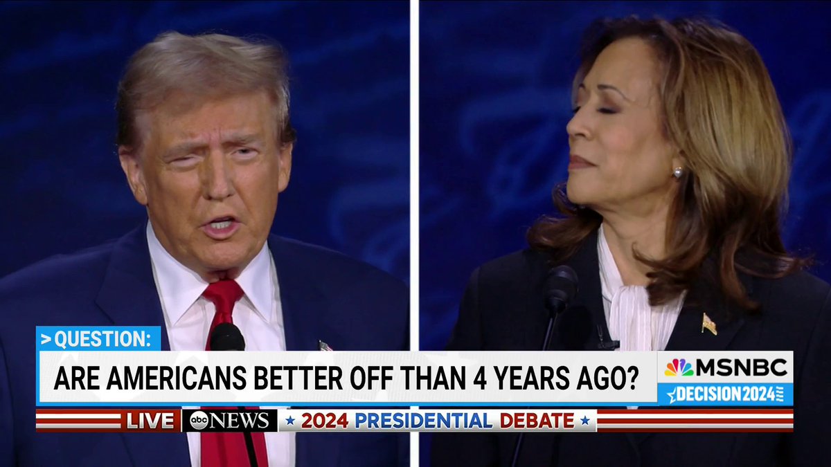 Kamala Harris and Donald Trump spar over the economy at their first presidential debate.