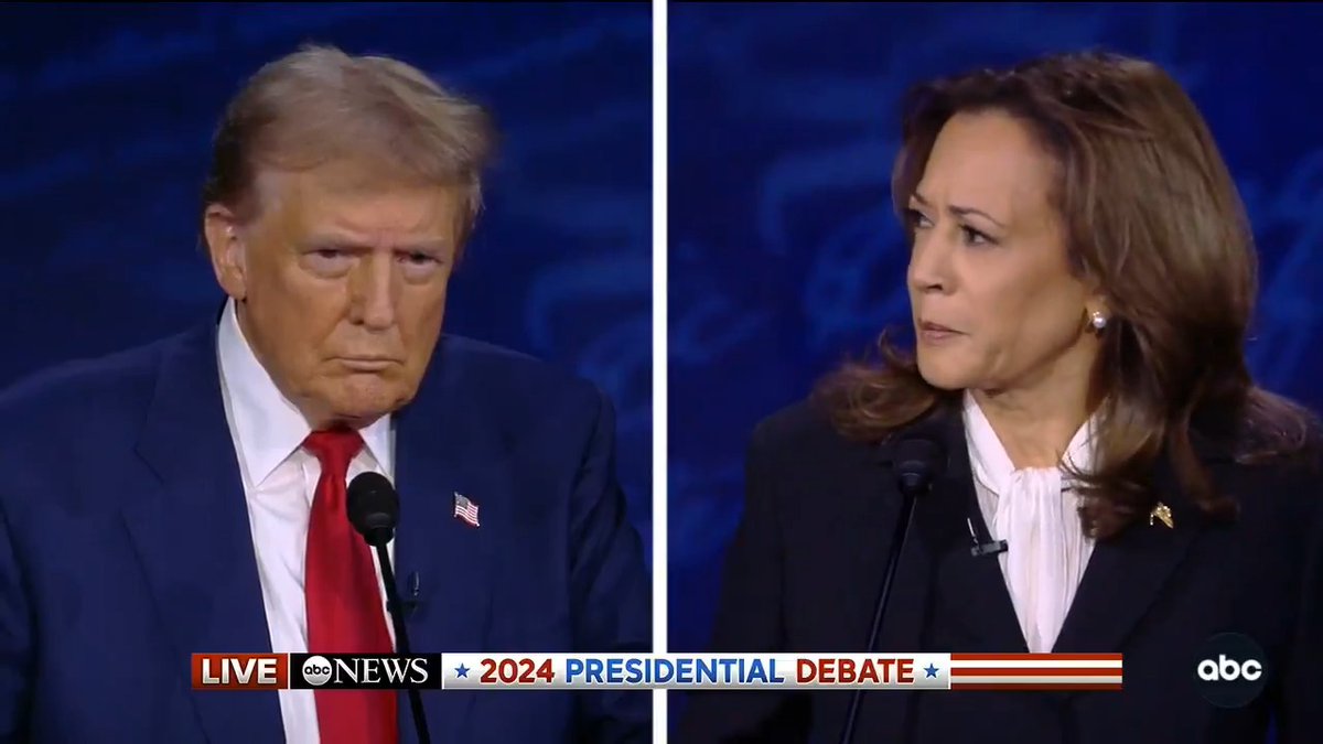 "When somebody does a bad job, I fire them," Trump says, in response to Harris' mention of several former Trump staffers who have thrown their support behind the Vice President Harris. #ABCdebate