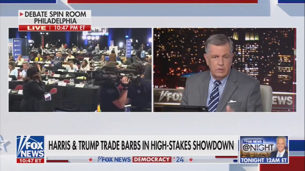 Fox guest: Make no mistake, Trump had a bad night. We heard so many of his old grievances. This was Kamala Harris’ night