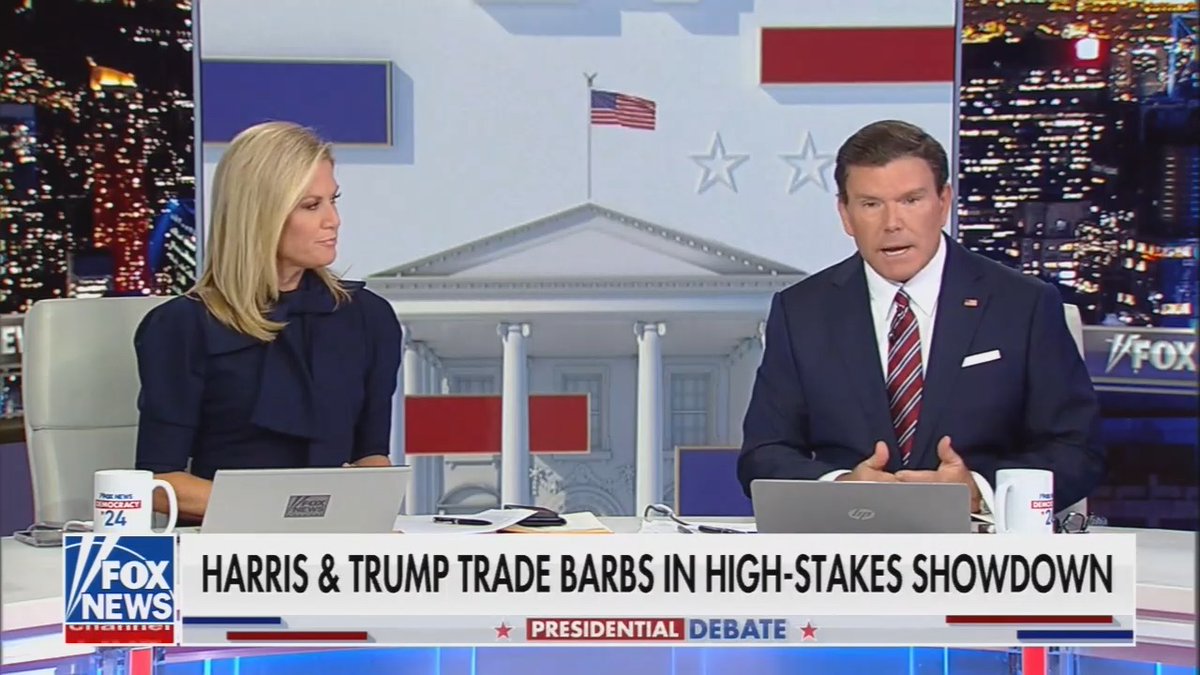 Fox host: Vice President Harris was clearly well prepared, practiced, and on the offensive much of the night. Trump took the bait