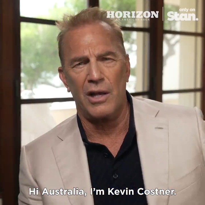 Kevin Costner invites you to experience his brand new film, Horizon: An American Saga. Now streaming, only on Stan. #HorizonAmericanSaga