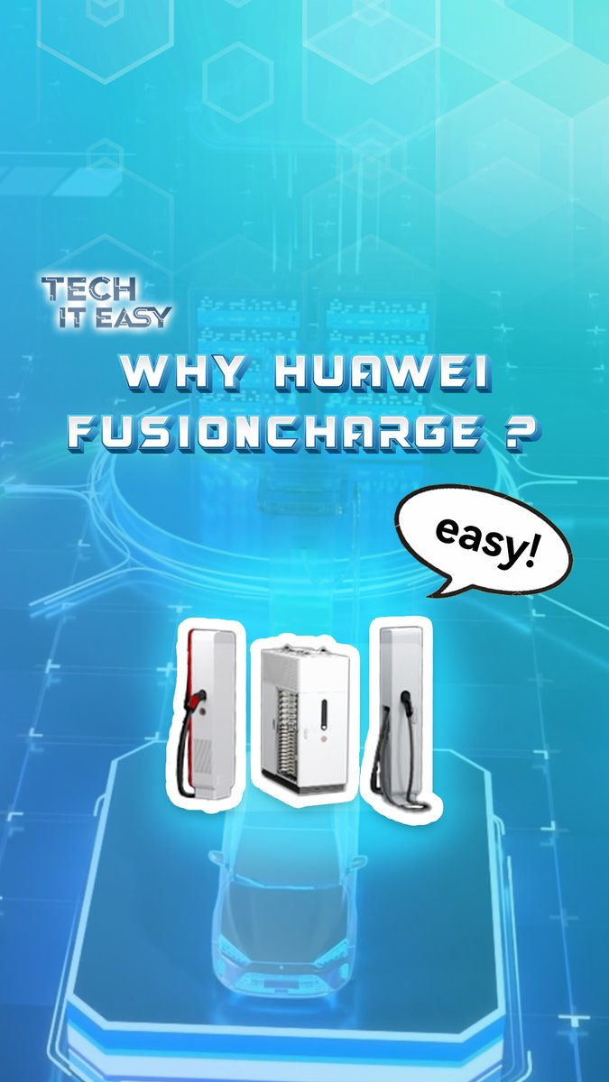 Why choose #Huawei’s new liquid-cooled power unit for ultra-fast electric vehicle charging? Watch to find out and learn why #FusionCharge represents a significant leap forward for smart tech infrastructure! #BetterTogether #TechItEasy