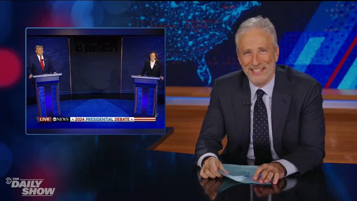 Jon Stewart unpacks the presidential debate — now with 50% less old man