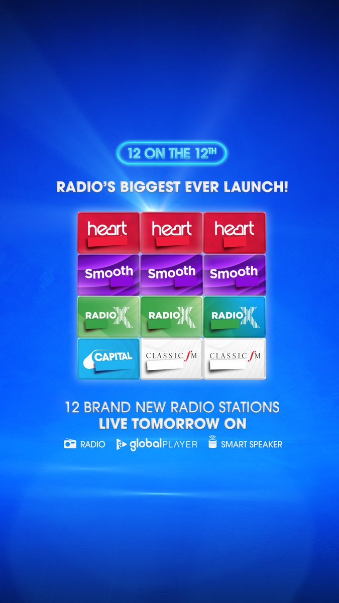 We’re delighted to reveal the full line up, available from tomorrow on your radio and on Global Player!