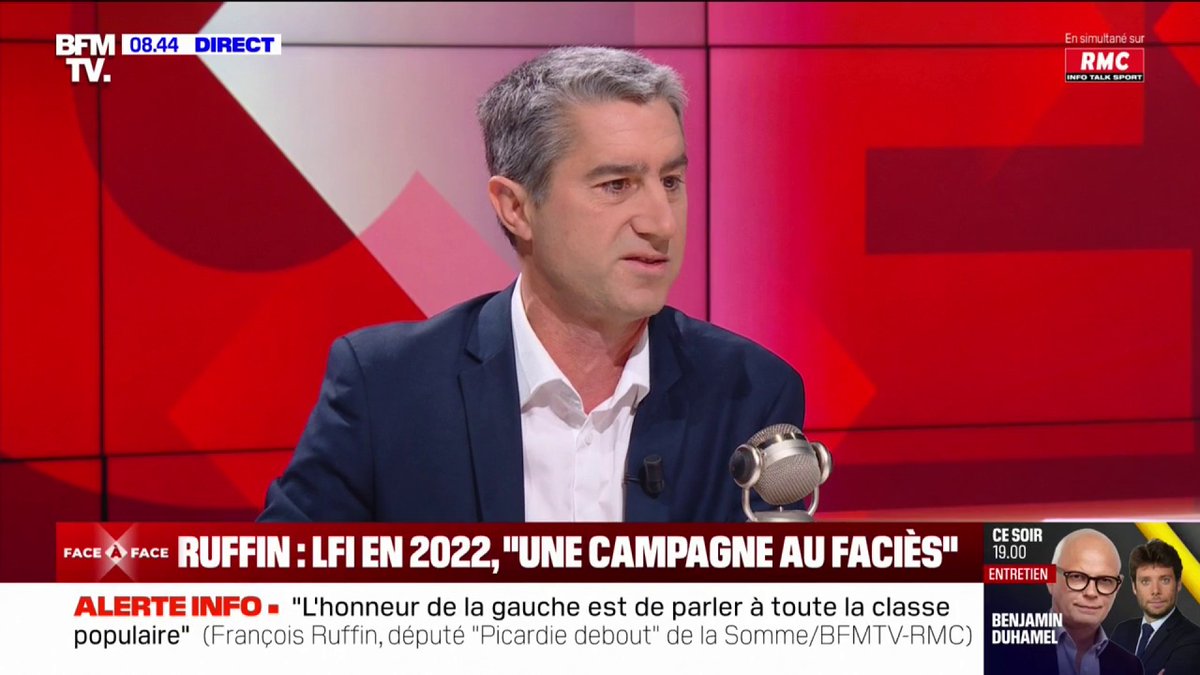 🎙️ "Il faut qu'on parle au pays en entier" 🔴 François Ruffin constate une forme de clientélisme politique et d'ethnicisation que ce soit du côté du RN ou de LFI. #ApollineMatin