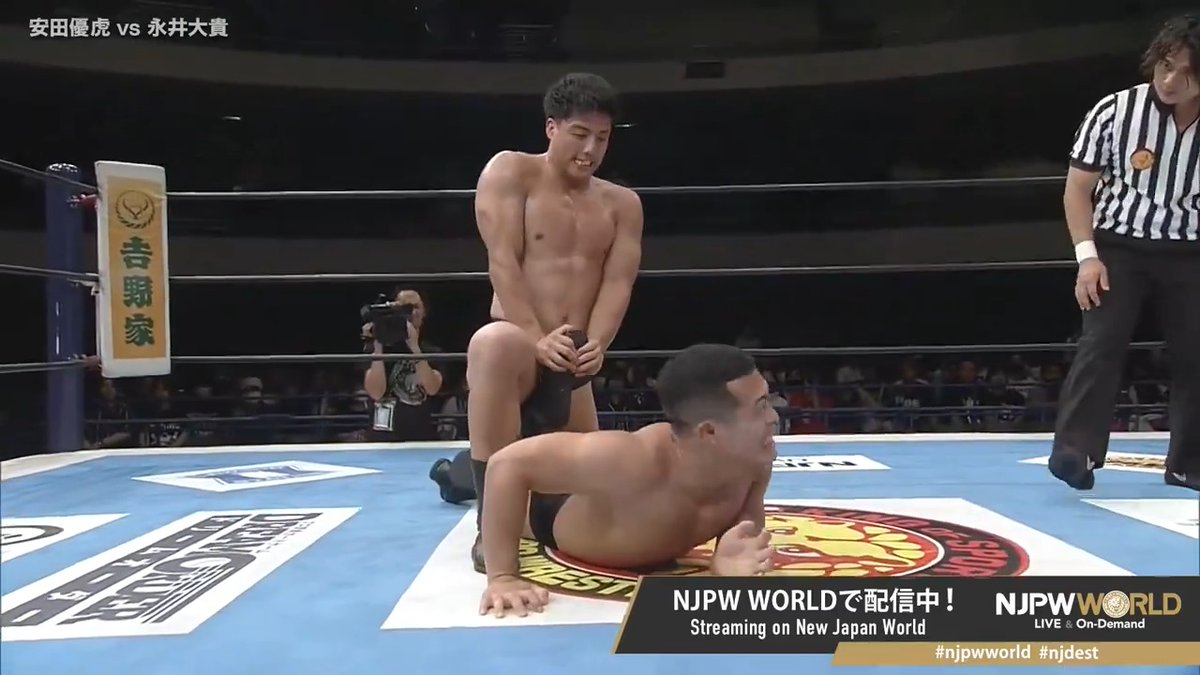 ⚡️Road to DESTRUCTION⚡️仙台大会‼️ 第0試合はヤングライオン同士の一騎打ち💥 🆚 安田 優虎 × 永井 大貴 #njpwworld で配信中📡 視聴&登録⏩ #NJPW #njdest #njpwworld