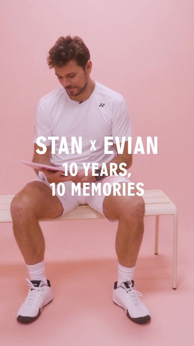 It’s been 10 years with allezstan as our champ 🙌 We’ve shared passionate tournaments, an epic commercial and made some live young memories along the way. Happy 10-year anniversary Stan. #evian #liveyoung #mountainofyouth #joy #youth