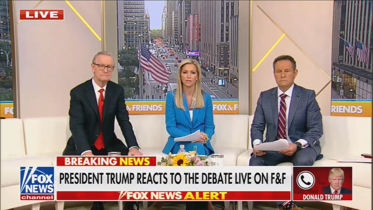 Trump to Fox &amp; Friends: "ABC took a big hit last night. I mean, to be honest, they are a news organization, they have to be licensed to do it. They ought to take away their license for the way they did that."