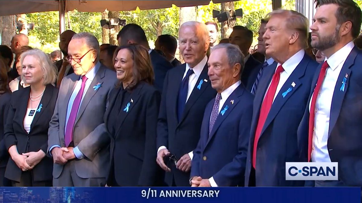 Wow. Donald Trump shakes Kamala’s hand at today’s 9-11 ceremony and appears to mouth “you did a good job” about last night’s debate. KAMALA: “Thank you, thank you.”